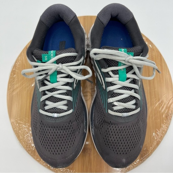 Brooks Addiction 15 Walker Shoes Grey Green Size 10.5 Medium width men’s - Picture 9 of 14